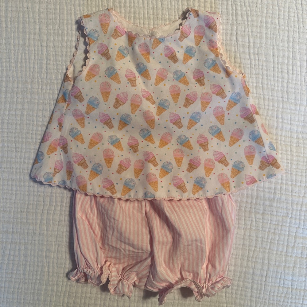 James and Lottie Ice Cream Bloomer Set
